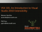 VideoAnIntroductionToVisualStudio2010Extensibility