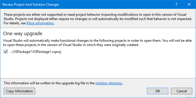VSPackageOneWayUpgrade