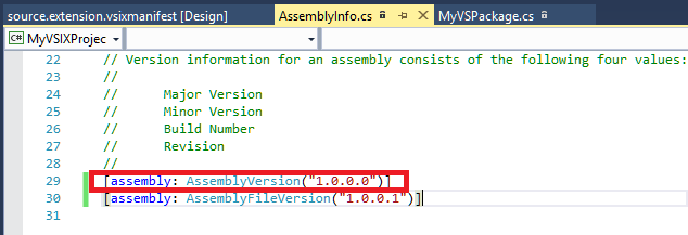 AssemblyVersionAssemblyInfo