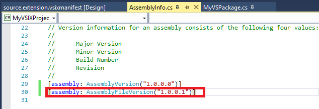 FileVersionAssemblyInfo